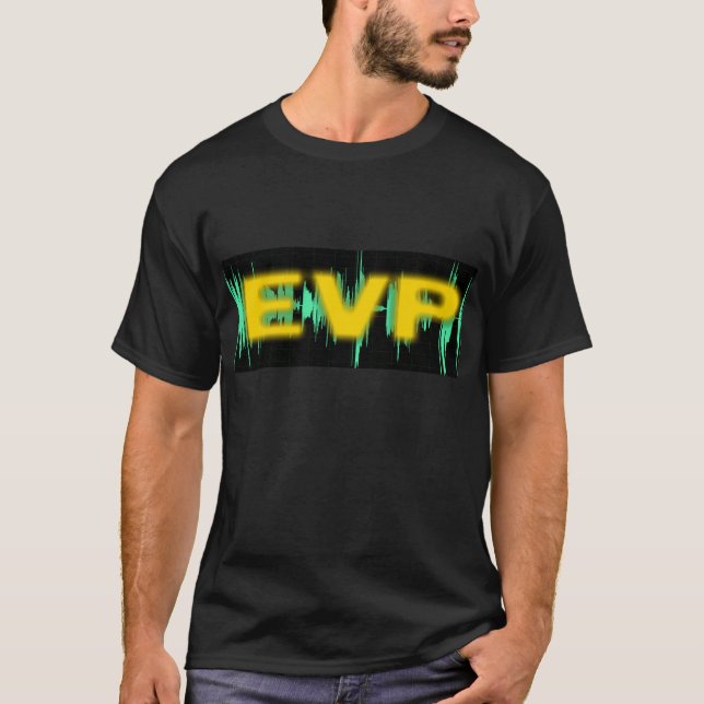Camiseta T-shirt preto de EVP (Frente)