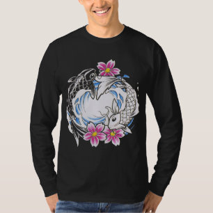 Camiseta T-shirt preto de Yin Yang