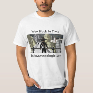 Camiseta T-shirt preto do arqueólogo