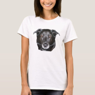 Camiseta T-shirt preto do cão de labrador retriever