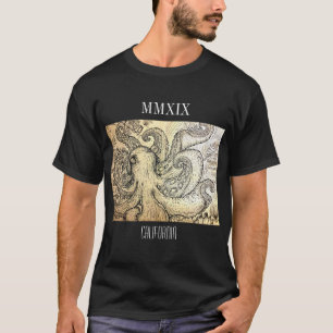 Camiseta T-shirt preto do polvo