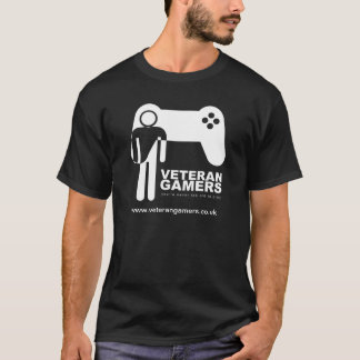Camiseta T-shirt preto dos Gamers do veterano