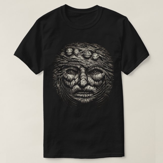 Camiseta T-Shirt Preto e Branco (Frente do Design)