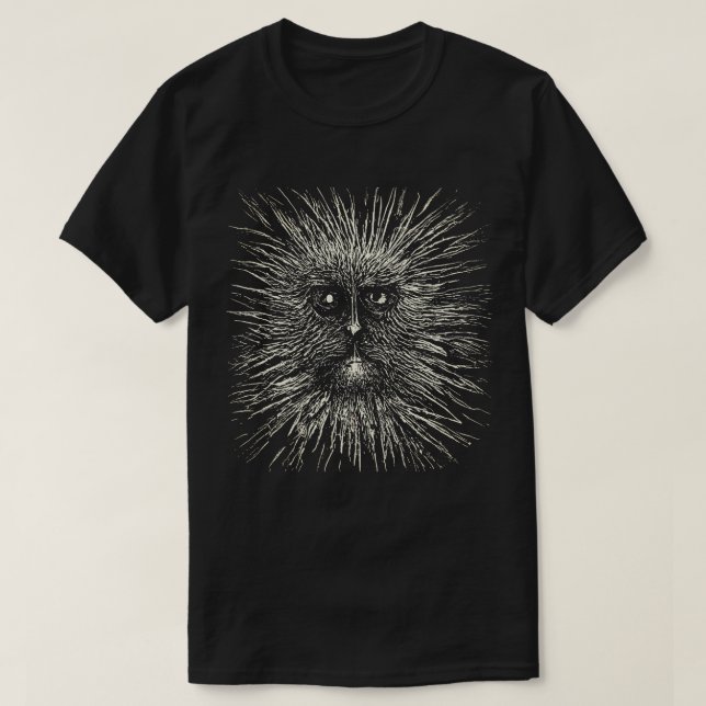 Camiseta T-Shirt Preto e Branco (Frente do Design)