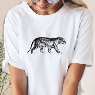 Camiseta T-Shirt Preto e Branco