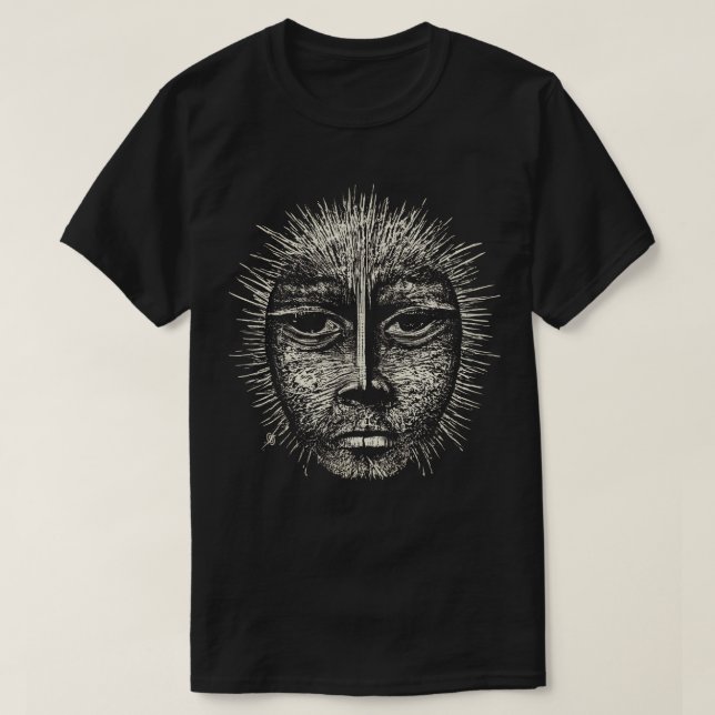Camiseta T-Shirt Preto e Branco (Frente do Design)