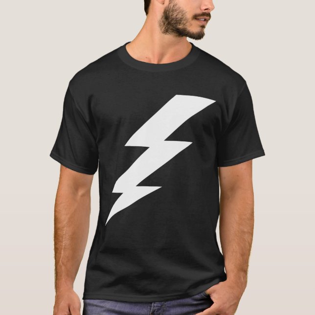 Camiseta T-Shirt Preto e Branco em Escala Superior (Frente)