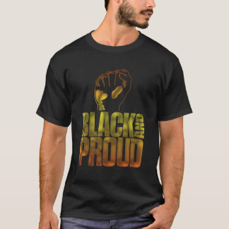 Camiseta T-shirt preto e orgulhoso