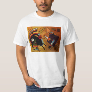 Camiseta T-shirt preto e violeta de Kandinsky