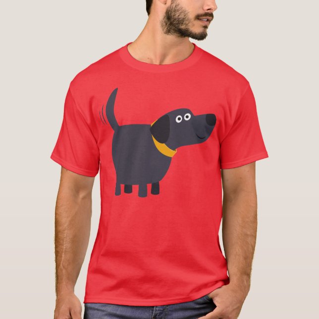 Camiseta T-Shirt Preto Labrador, Bestial (Frente)