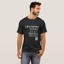 Camiseta T-shirt preto V4 da emoção dos homens do LEV