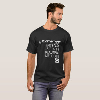 Camiseta T-shirt preto V4 da emoção dos homens do LEV