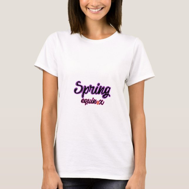Camiseta T-shirt primavera equinox /primavera T-shirt /prim (Frente)
