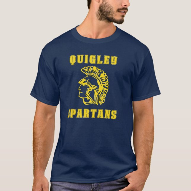 Camiseta T-shirt PRINCIPAL de Quigley Spartans (Frente)