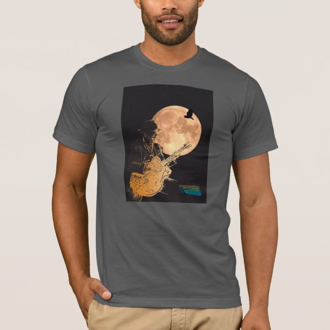 Camiseta T-shirt print guitarist songwriter (Frente)