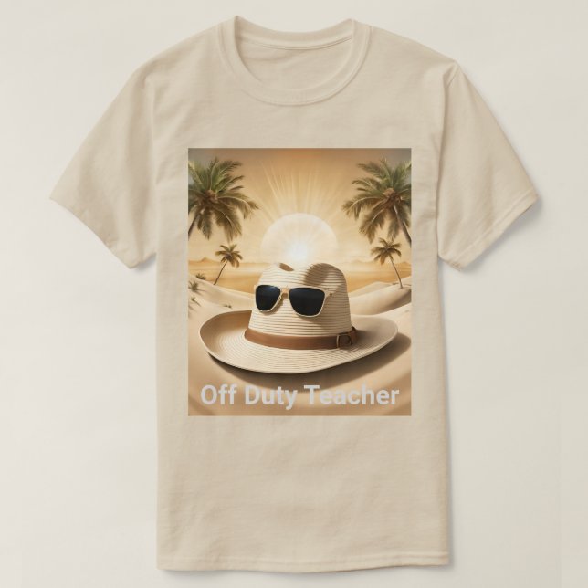 Camiseta T-Shirt Professora de Serviço Masculina (Frente do Design)