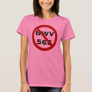 Camiseta T-shirt proibido BWV565
