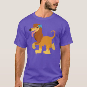 Camiseta T-shirt pronto bonito do galgo afegão dos desenho
