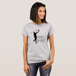 Camiseta T-shirt psto tiro do atirador das mulheres