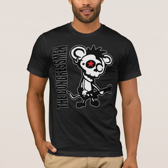 Camiseta T-Shirt Punk Mouse (Frente)