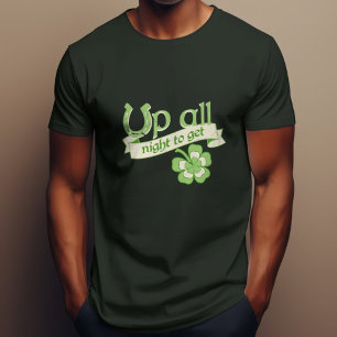 Camiseta T-Shirt Punny Irish Shamrock Dia de São Patrício