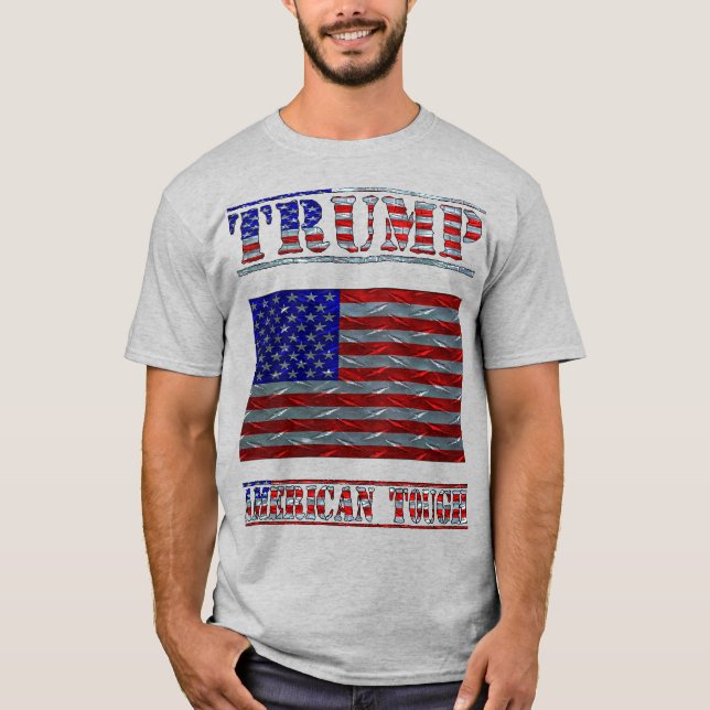 Camiseta T-Shirt Puro Americano e Trump Exclusivo (Frente)