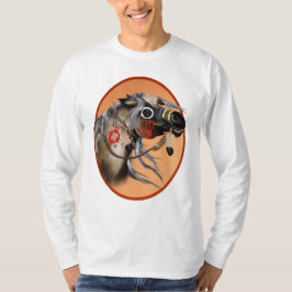 Camiseta T-shirt quadro do cavalo de guerra