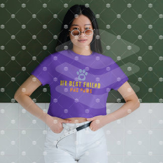 Camiseta T-shirt que o meu melhor amigo tem patas