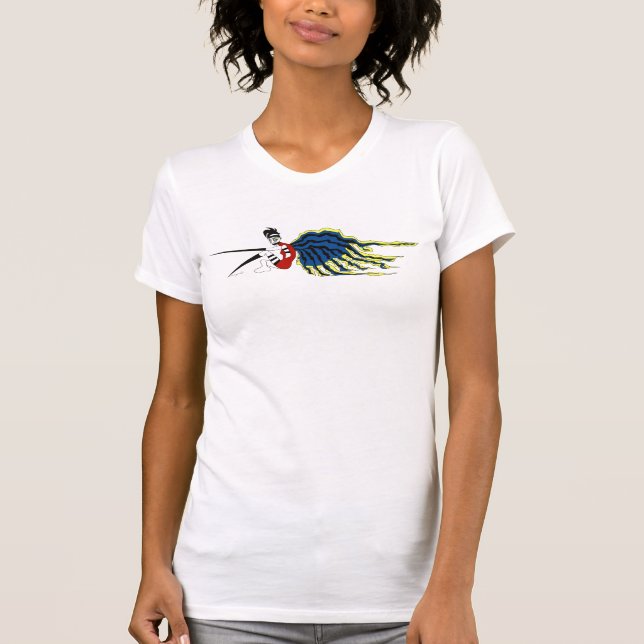 Camiseta T-shirt quebrado do anjo (Frente)
