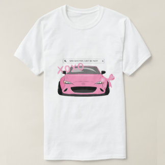 Camiseta T-Shirt Queen Pink Sports Car