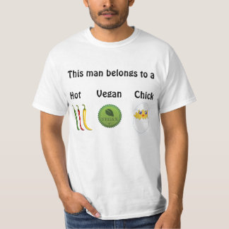 Camiseta T-shirt quente dos homens do pintinho do Vegan