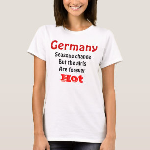 Camiseta T-shirt quentes das meninas de Alemanha
