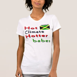 Camiseta t-shirt quentes das meninas de jamaica