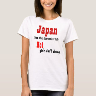 Camiseta T-shirt quentes japoneses das meninas