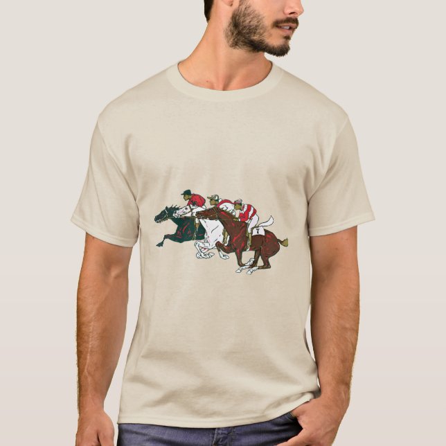 Camiseta T-Shirt Race Horses (Frente)
