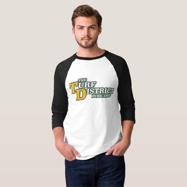 Camiseta t-shirt Raglan com logótipo (Frente Completa)