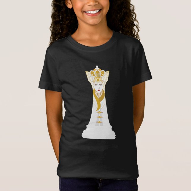 Camiseta T-Shirt Rainha Branca (Frente)