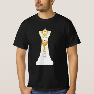 Camiseta T-Shirt Rainha Branca