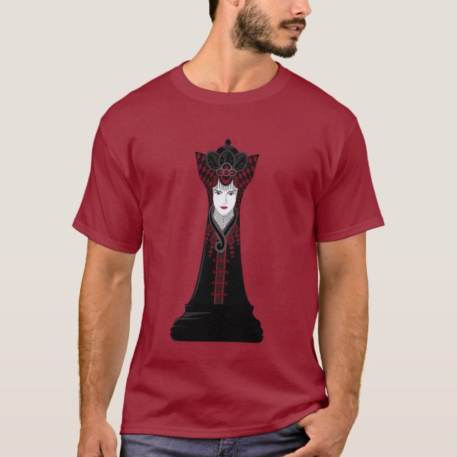 Camiseta T-Shirt Rainha Negra (Frente)