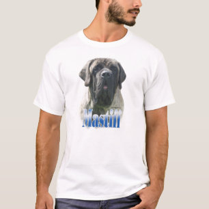 Camiseta T-shirt rajado do nome do Mastiff