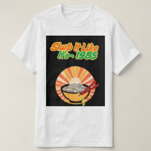 T-Shirt Ramen Retroativo - Vibes De Noodle Vintage