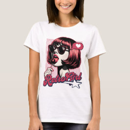 Camiseta T-Shirt Rapariga Retro