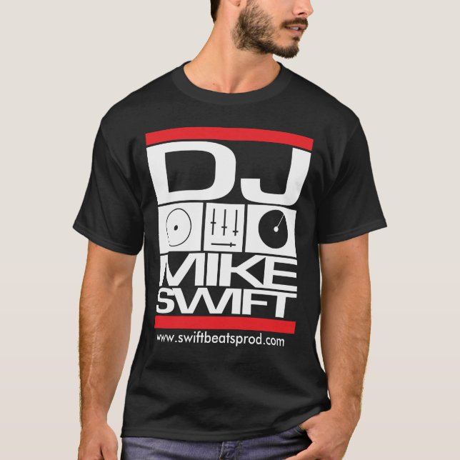Camiseta T-shirt rápido do DJ Mike (Frente)