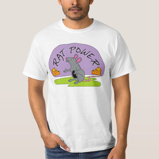 Camiseta T-Shirt Rat Power (Frente)