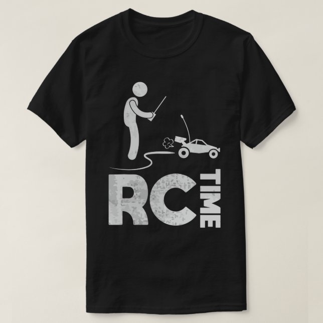 Camiseta T-Shirt RC Racing RC Car Time (Frente do Design)