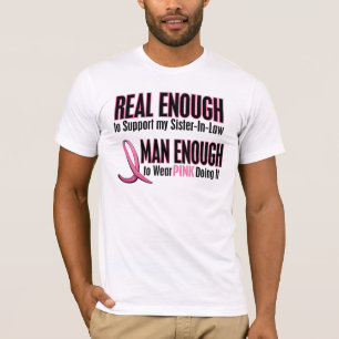Camiseta T-shirt reais bastante do CANCRO DA MAMA (cunhada)