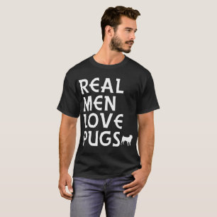 Camiseta t-shirt reais do irmão dos pugs do amor dos homen