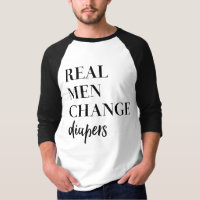 T-shirt real das citações das fraldas da mudança