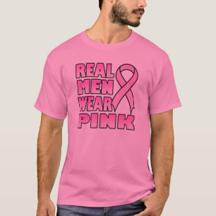 Camiseta t-shirt real do rosa do desgaste de homens
