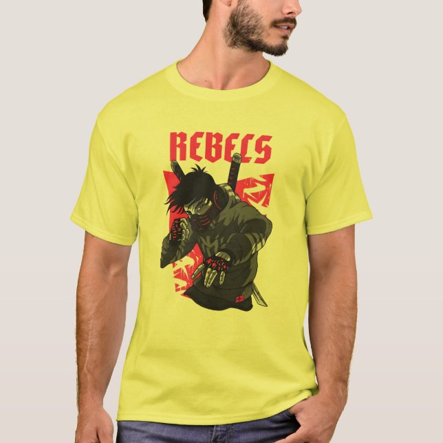 Camiseta T-Shirt Rebel Anime Men (Frente)